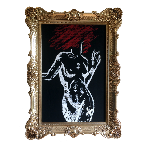 Figure Painting in Frame