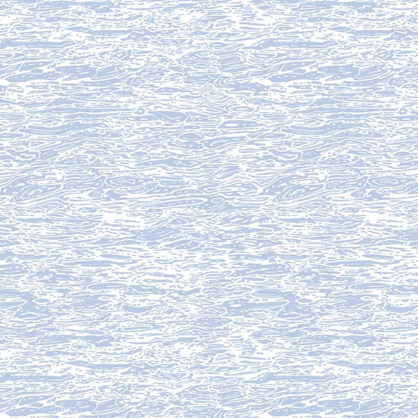 Water - Light Blue on White - Medium Wallpaper Print