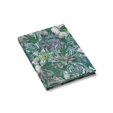 IVI All Over Floral with Cannabis Leaves Sketchbook Journal