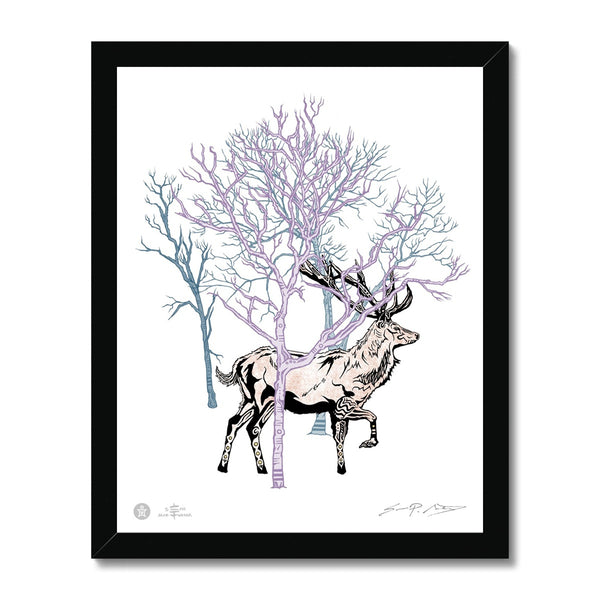 AEON Deer Among Birch Trees 11 x 14 Fine Art Print