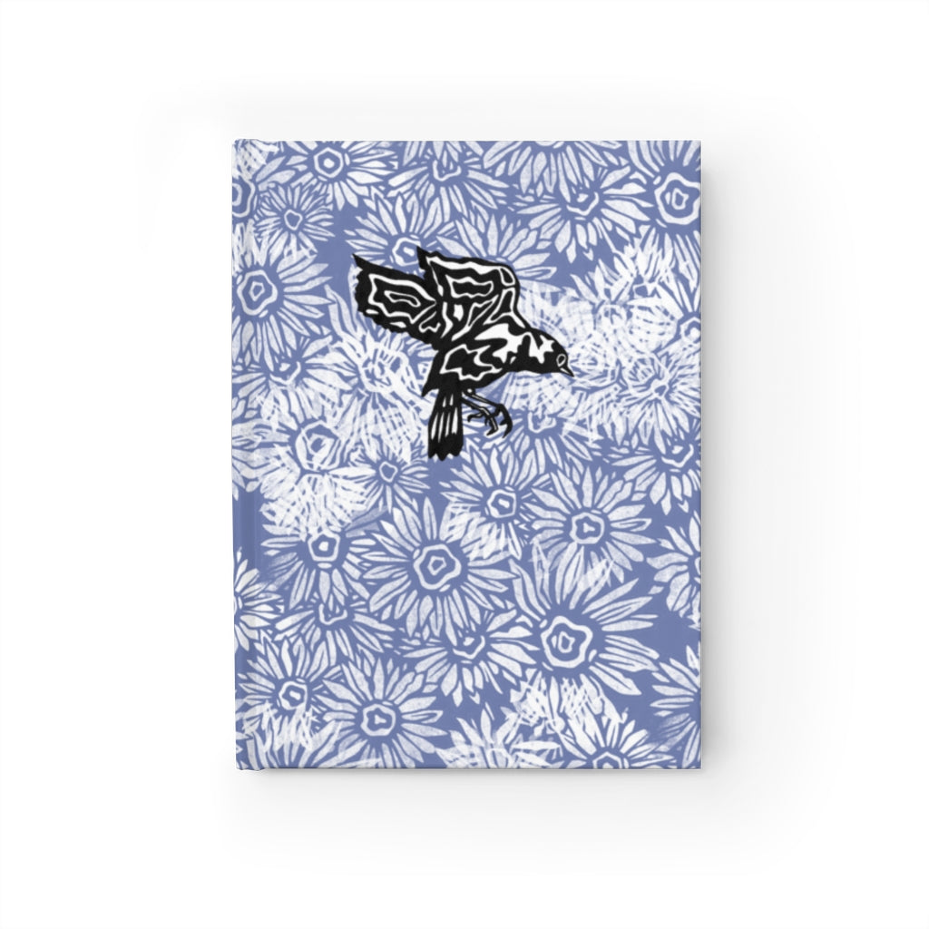 Aster Pattern with Warbler Sketchbook Journal