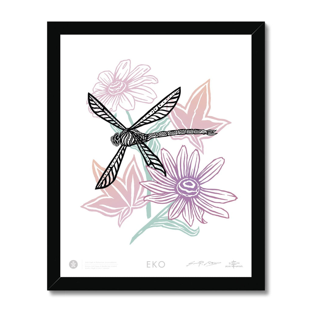 EKO Dragonfly Framed Print