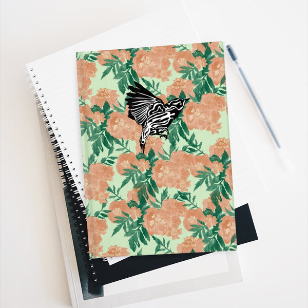 Marigold with Magnolia Warbler Sketchbook Journal - Blank
