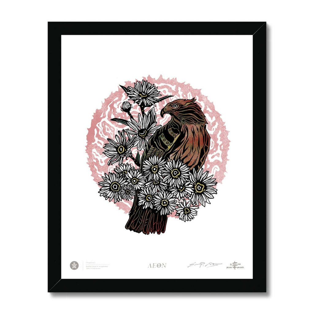 AEON 09 September Septem + Sun 11 x 14 Framed Print