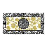 Flourish Towel - Black & Gold