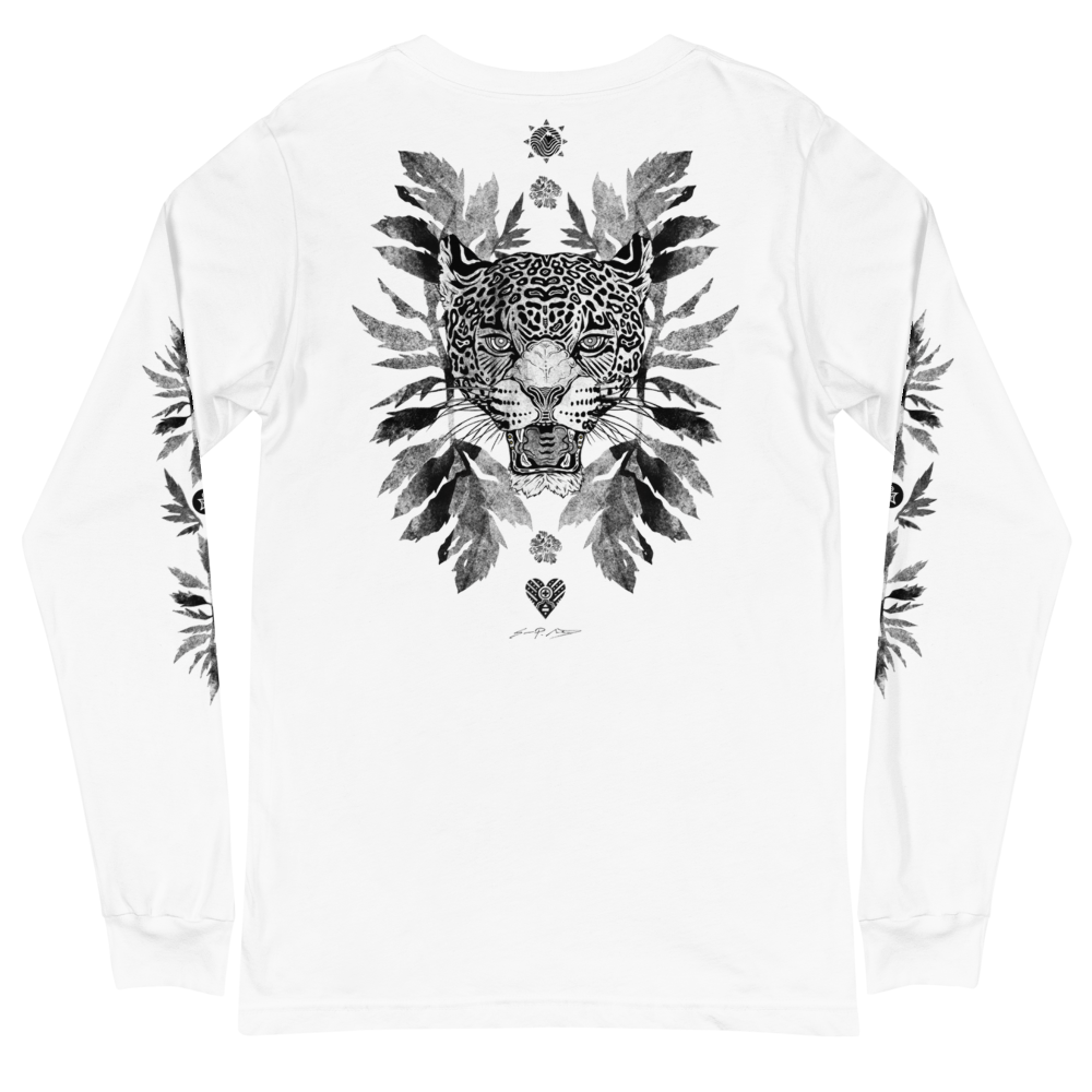 Jaguar w/ Marigold Leaves Long Sleeve T