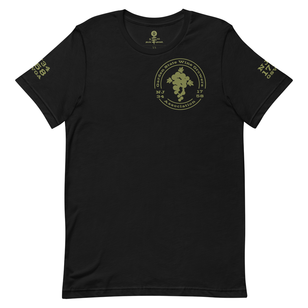VIN - Typography T with the Garden State Wine Growers Association