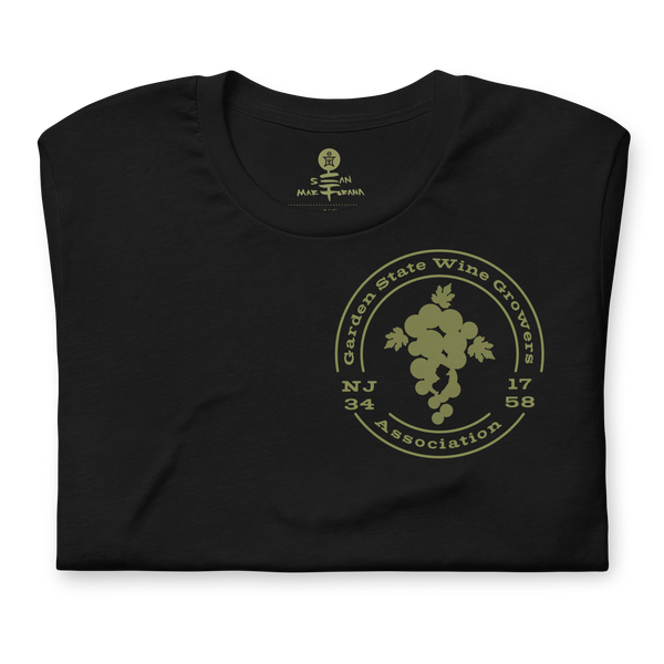 VIN - Typography T with the Garden State Wine Growers Association